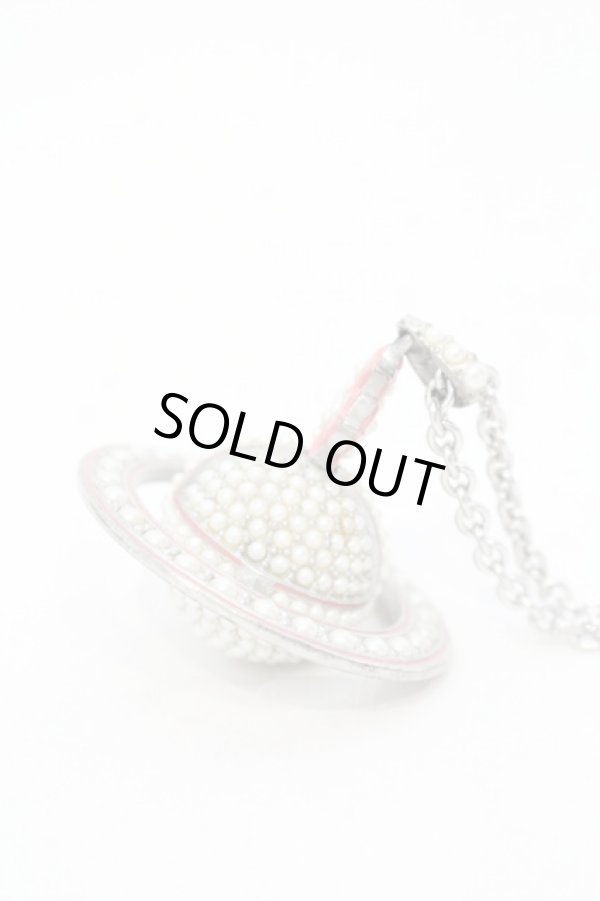 画像3: ヴィヴィアンウエストウッド 中古 / パーリークイーン3Dタイニーオーブペンダント  ピンクｘホワイト  O-25-07-13-034-ac-YM-OS (3)