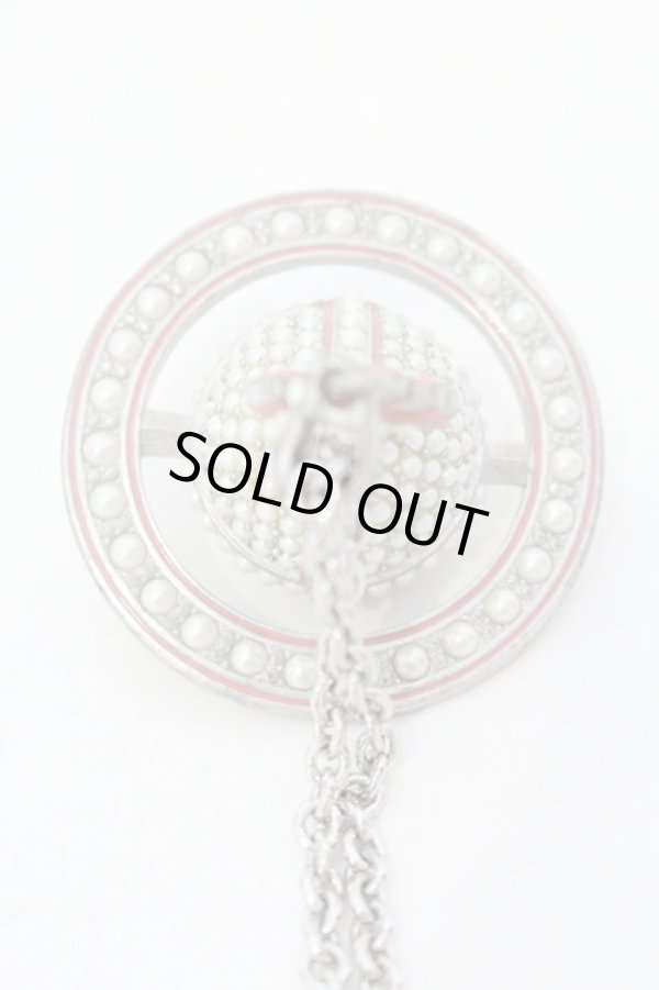 画像4: ヴィヴィアンウエストウッド 中古 / パーリークイーン3Dタイニーオーブペンダント  ピンクｘホワイト  O-25-07-13-034-ac-YM-OS (4)