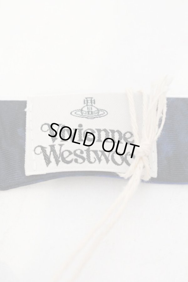 画像3: ヴィヴィアンウエストウッド 中古 / プリントボウタイ  ブルーｘブラック  O-25-07-13-041-gd-YM-ZH (3)