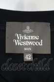 画像5: ヴィヴィアンウエストウッド MAN 中古 / REDOUTE ROSE Tシャツ 42 ブラック  O-25-07-13-004-ts-YM-OS (5)