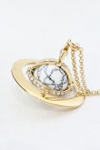 画像3: ヴィヴィアンウエストウッド 中古 / GIANT ORB PENDANT【HOWLITE】  ゴールドｘハウライト  O-25-07-13-046-nl-YM-OS (3)