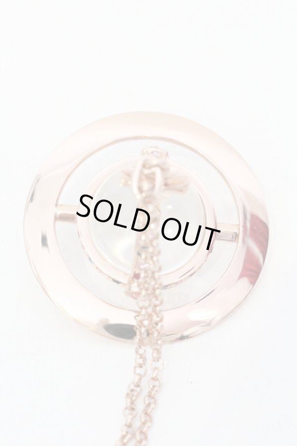 画像4: ヴィヴィアンウエストウッド 中古 / ジャイアントオーブネックレス  ピンクゴールド  O-25-07-13-047-nl-YM-OS (4)