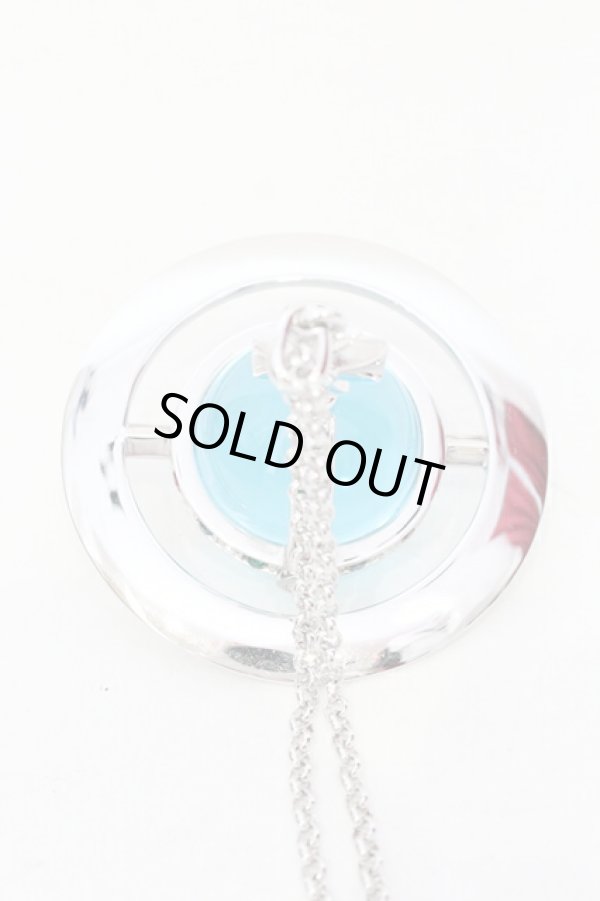 画像4: ヴィヴィアンウエストウッド 中古 / ジャイアントオーブネックレス  シルバーｘミントグリーン  O-25-07-13-048-nl-YM-OS (4)