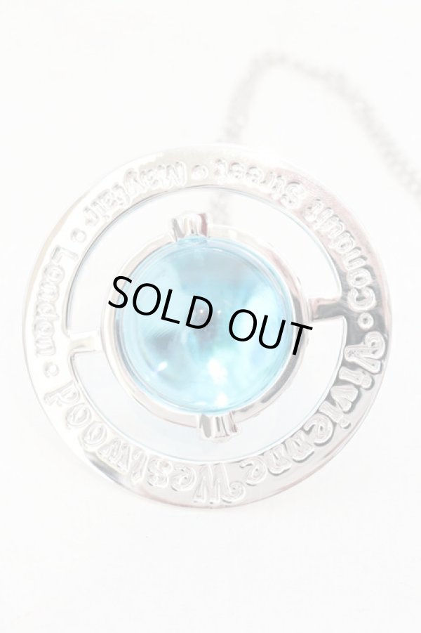 画像5: ヴィヴィアンウエストウッド 中古 / ジャイアントオーブネックレス  シルバーｘミントグリーン  O-25-07-13-048-nl-YM-OS (5)