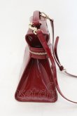 画像2: ANGLOMANIA 中古 / パテント縦型バッグ（S）  ワイン  O-25-07-13-051-ba-YM-OS (2)