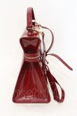 画像2: ANGLOMANIA 中古 / パテント縦型バッグ（M）  ワイン  O-25-07-13-052-ba-YM-OS (2)