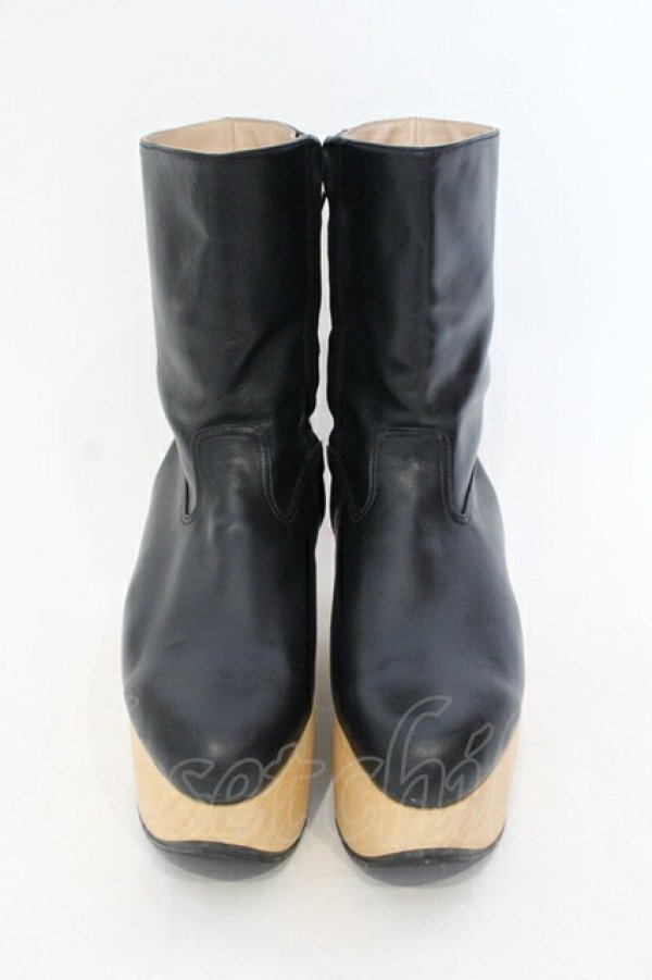 画像2: ヴィヴィアンウエストウッド 中古 / ロッキンホースブーツ UK6（24.5cm） ブラック  O-25-07-13-055-sh-YM-OS (2)