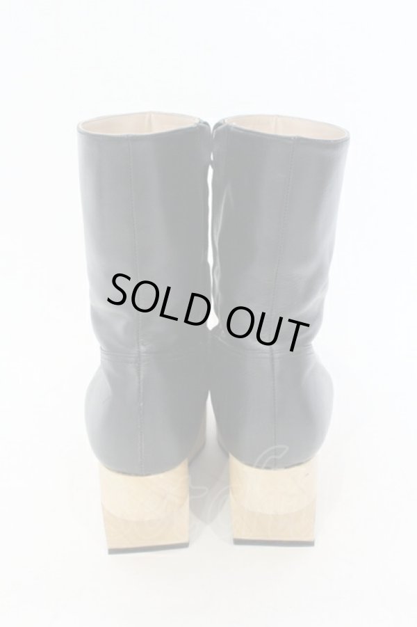 画像4: ヴィヴィアンウエストウッド 中古 / ロッキンホースブーツ UK6（24.5cm） ブラック  O-25-07-13-055-sh-YM-OS (4)