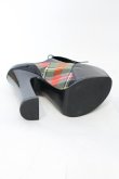 画像6: ヴィヴィアンウエストウッド 中古 / ELEVATED GOLF  38（24cm) ブラックｘマルチ  O-25-07-13-057-sh-YM-OS (6)