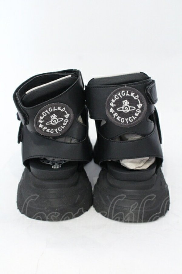 画像4: ヴィヴィアンウエストウッド 中古 / ROMPER SANDAL ロンパーサンダル 37（23.5cm） ブラック  O-25-07-13-058-to-YM-ZI (4)