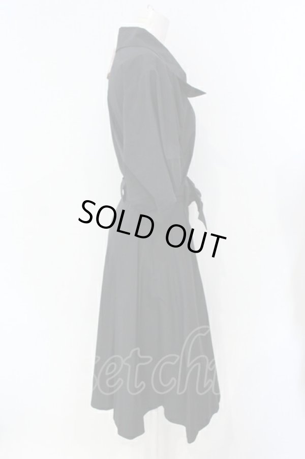 画像2: ヴィヴィアンウエストウッド 中古 / タイプライタークロスミントカラーワンピース 02 ブラック  O-25-07-13-006-op-YM-OS (2)