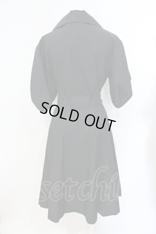 画像3: ヴィヴィアンウエストウッド 中古 / タイプライタークロスミントカラーワンピース 02 ブラック  O-25-07-13-006-op-YM-OS (3)