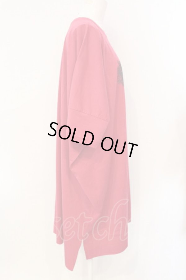 画像2: ヴィヴィアンウエストウッド 中古 / マティスハートビッグTシャツワンピース 00 ピンク  O-25-07-13-007-op-YM-ZY (2)