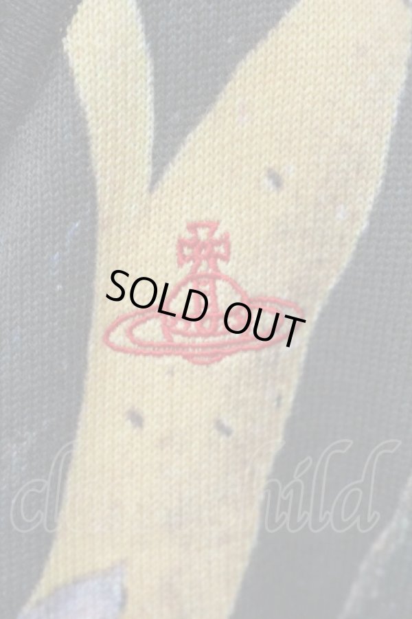 画像2: ヴィヴィアンウエストウッド 中古 / カーピフラワーカーディガン 00 ブラック  O-25-07-13-009-to-YM-ZH (2)