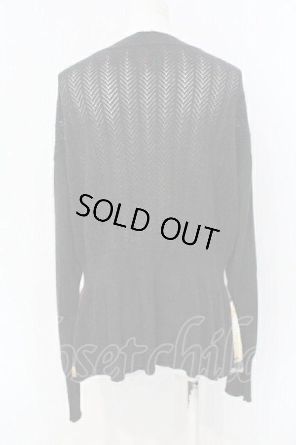 画像4: ヴィヴィアンウエストウッド 中古 / カーピフラワーカーディガン 00 ブラック  O-25-07-13-009-to-YM-ZH (4)