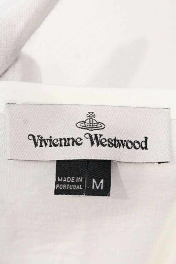 画像5: ヴィヴィアンウエストウッド 中古 / Heart プリントTシャツ M ホワイト  O-25-07-13-012-ts-YM-ZY (5)