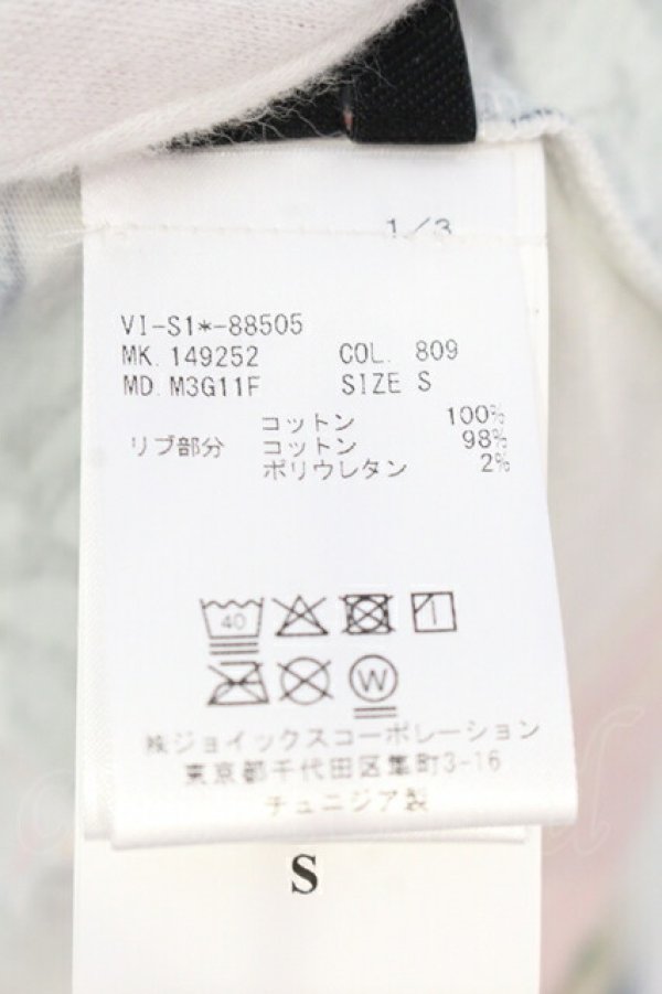 画像6: ヴィヴィアンウエストウッド 中古 / HEBO FLORAL Tシャツ S アイボリー  O-25-07-13-013-ts-YM-ZH (6)