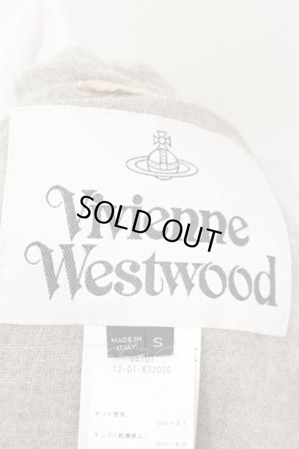 画像4: ヴィヴィアンウエストウッド 中古 / モスリンガーゼケープ S カーキ  O-25-07-13-016-co-YM-ZH (4)