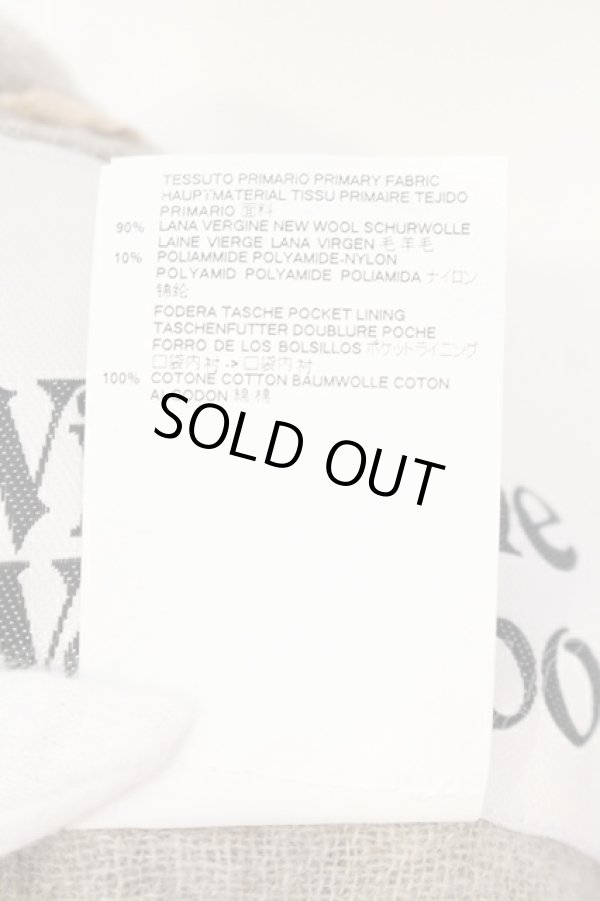 画像5: ヴィヴィアンウエストウッド 中古 / モスリンガーゼケープ S カーキ  O-25-07-13-016-co-YM-ZH (5)