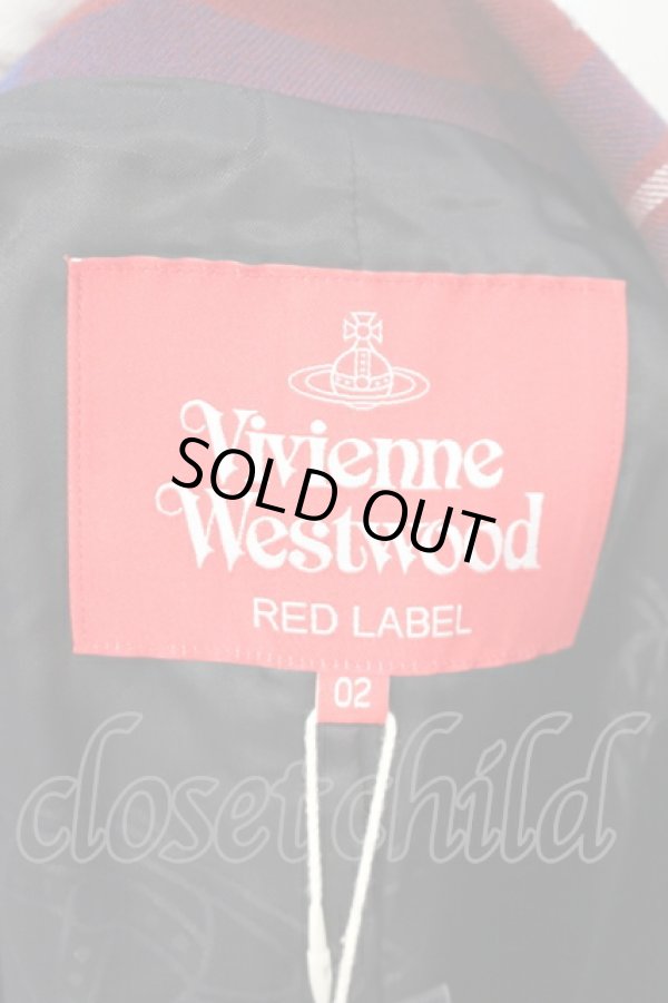 画像7: ヴィヴィアンウエストウッド 中古 / タータンチェックラブジャケットセットアップ JKT(02)・SK（03） レッド  O-25-07-13-017-su-YM-OS (7)