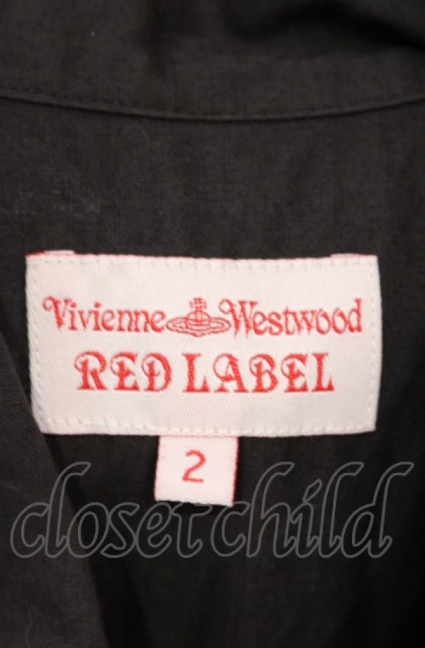 画像5: ヴィヴィアンウエストウッド 中古 / ヨークデザイン切替ワンピース 2 チャコール  O-25-08-03-018-op-IG-OS (5)