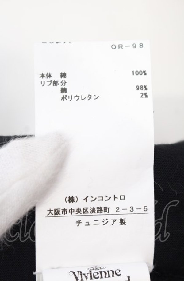 画像5: ヴィヴィアンウエストウッド 中古 / MEANINGLESS Tシャツ XS ブラック  O-25-08-03-020-ts-IG-OS (5)