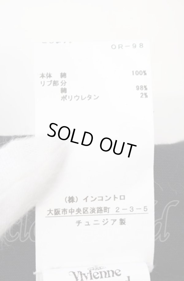 画像5: ヴィヴィアンウエストウッド 中古 / MEANINGLESS Tシャツ XS ブラック  O-25-08-03-020-ts-IG-ZH (5)
