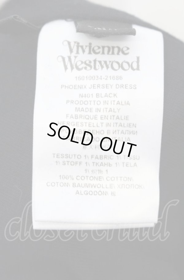画像5: ヴィヴィアンウエストウッド 中古 / PHOENIX JERSEY DRESS XS ブラック  O-25-08-03-023-op-IG-OS (5)