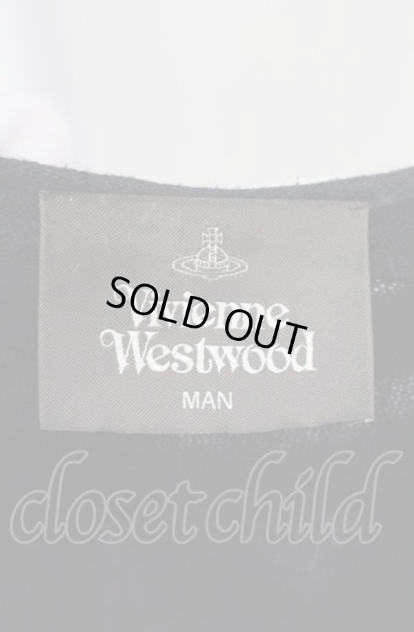 画像5: ヴィヴィアンウエストウッド MAN 中古 / ブランケット カーディガン  ブラック  O-25-08-03-003-to-IG-ZH (5)