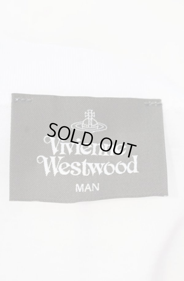 画像5: ヴィヴィアンウエストウッド MAN 中古 / EMBROIDERY ORB ビッグTシャツ F ホワイト  O-25-08-03-033-ts-YM-OS (5)