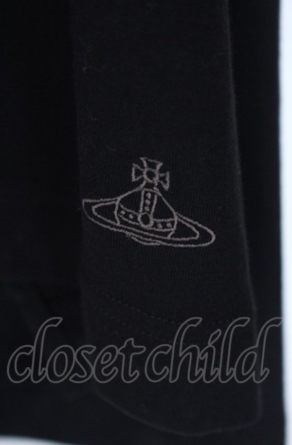 画像2: ヴィヴィアンウエストウッド MAN 中古 / SNAKE ビッグロングＴシャツ F ブラック  O-25-08-03-001-to-YM-OS (2)