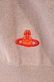 画像2: ヴィヴィアンウエストウッド 中古 / 単色オーブ刺繍カーディガン 2 ピンクベージュ  O-25-08-03-036-to-YM-OS (2)