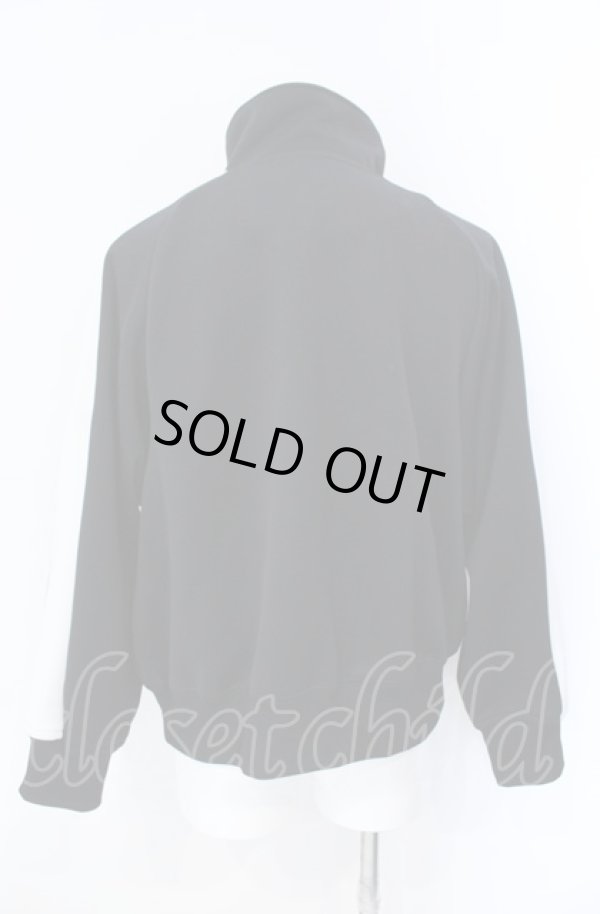 画像4: ヴィヴィアンウエストウッド MAN 中古 / サイドライン B リブ トラックジャケット 44 ブラック×ホワイト  O-25-08-03-004-jc-IG-OS (4)