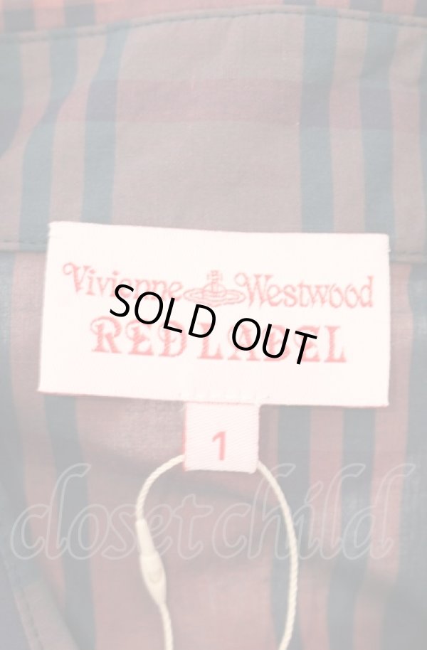 画像5: ヴィヴィアンウエストウッド 中古 / マックデビットチェックワンピース 1 オレンジｘグリーン  O-25-08-03-039-op-YM-ZH (5)