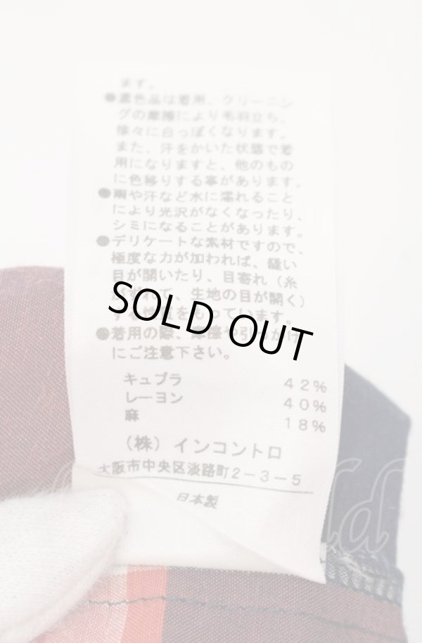 画像5: ヴィヴィアンウエストウッド 中古 / タータンシャツワンピース 2 ネイビーｘレッド  O-25-08-03-040-op-YM-OS (5)