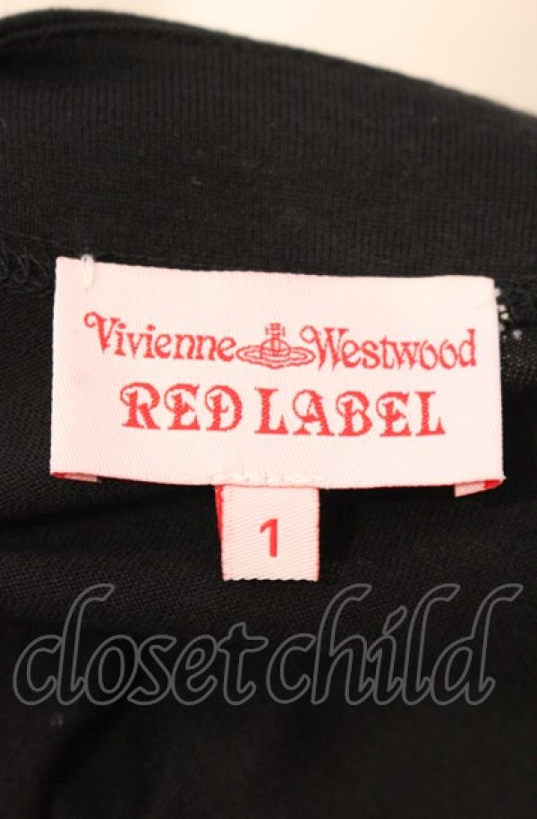 画像5: ヴィヴィアンウエストウッド 中古 / 切替ドレープカットワンピース 1 ブラック  O-25-08-03-041-op-YM-ZY (5)