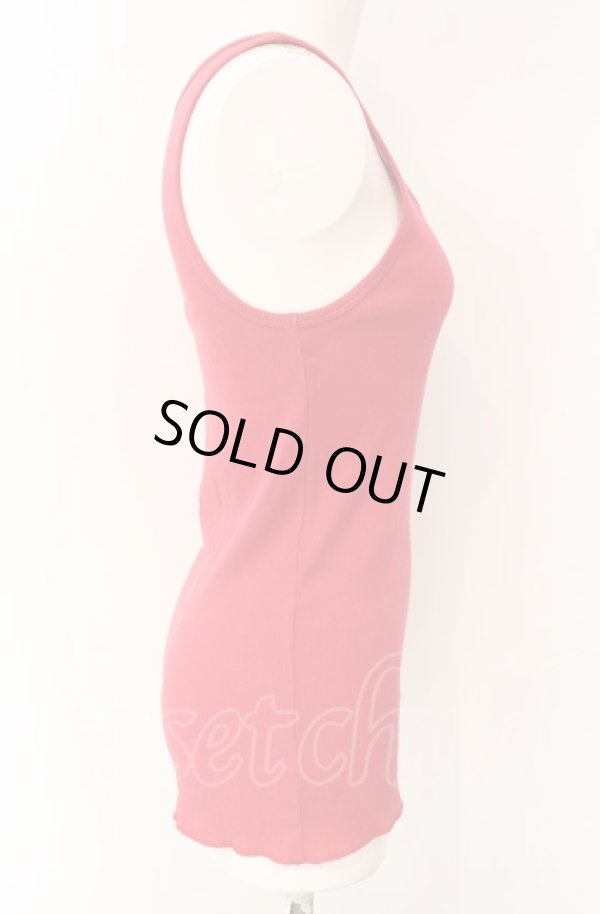 画像3: ヴィヴィアンウエストウッド 中古 / ピクセルオーブロゴビーチタンクトップ 00 レッド  O-25-08-03-042-to-YM-OS (3)