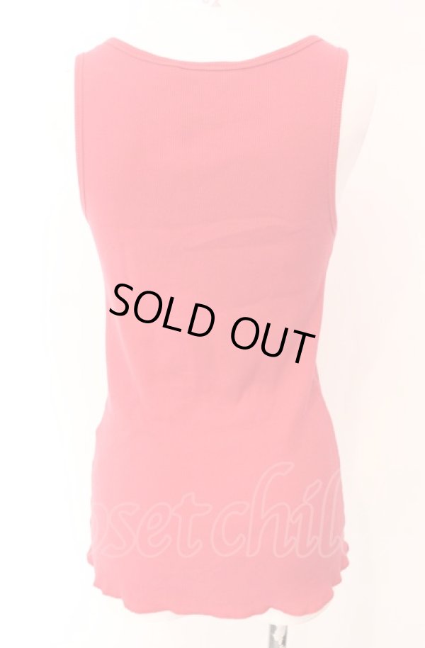 画像4: ヴィヴィアンウエストウッド 中古 / ピクセルオーブロゴビーチタンクトップ 00 レッド  O-25-08-03-042-to-YM-OS (4)