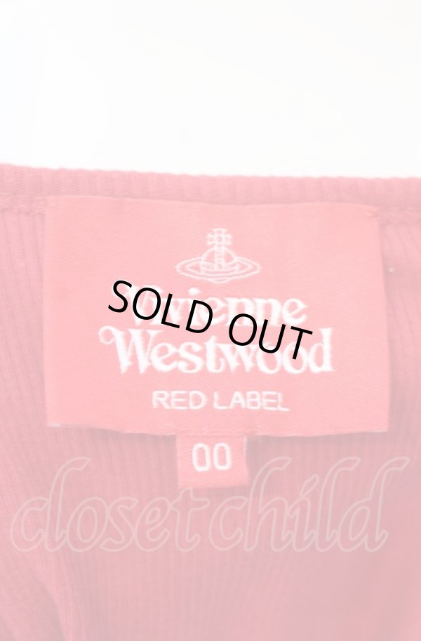 画像5: ヴィヴィアンウエストウッド 中古 / ピクセルオーブロゴビーチタンクトップ 00 レッド  O-25-08-03-042-to-YM-OS (5)