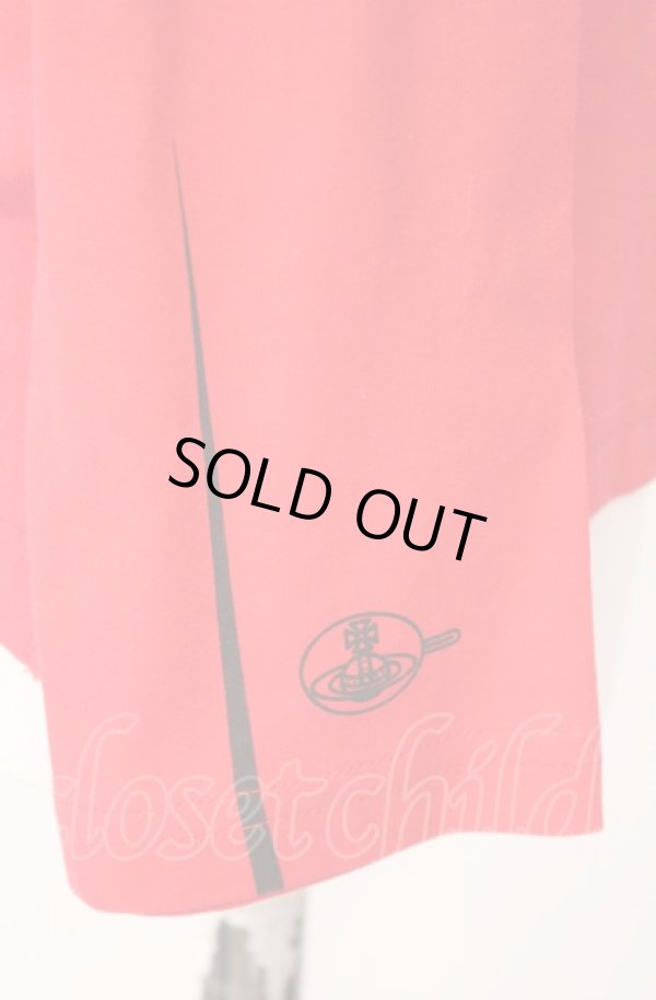 画像3: ヴィヴィアンウエストウッド 中古 / ラブジャケットプリントカットソー 02 レッドxホワイト  O-25-08-03-043-to-YM-OS (3)