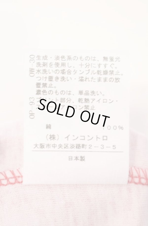 画像6: ヴィヴィアンウエストウッド 中古 / ラブジャケットプリントカットソー 02 レッドxホワイト  O-25-08-03-043-to-YM-OS (6)