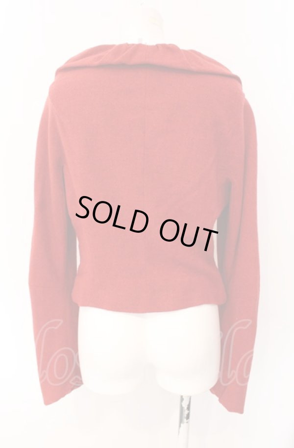 画像3: ヴィヴィアンウエストウッド 中古 / アンダーバストウールジャケット 42 レッド  O-25-08-03-044-jc-YM-ZH (3)