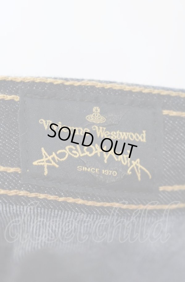 画像4: ヴィヴィアンウエストウッド Anglomania and Lee 中古 / INFINITY SKIRT スカート 24 ブラック×レッド  O-25-08-03-048-sk-IG-OS (4)