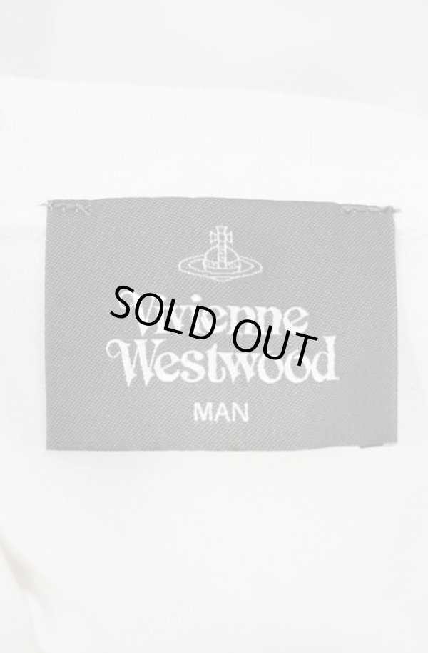 画像5: ヴィヴィアンウエストウッド 中古 / ワンポイントORBビッグTシャツ F ホワイト  O-25-08-03-005-ts-IG-ZH (5)