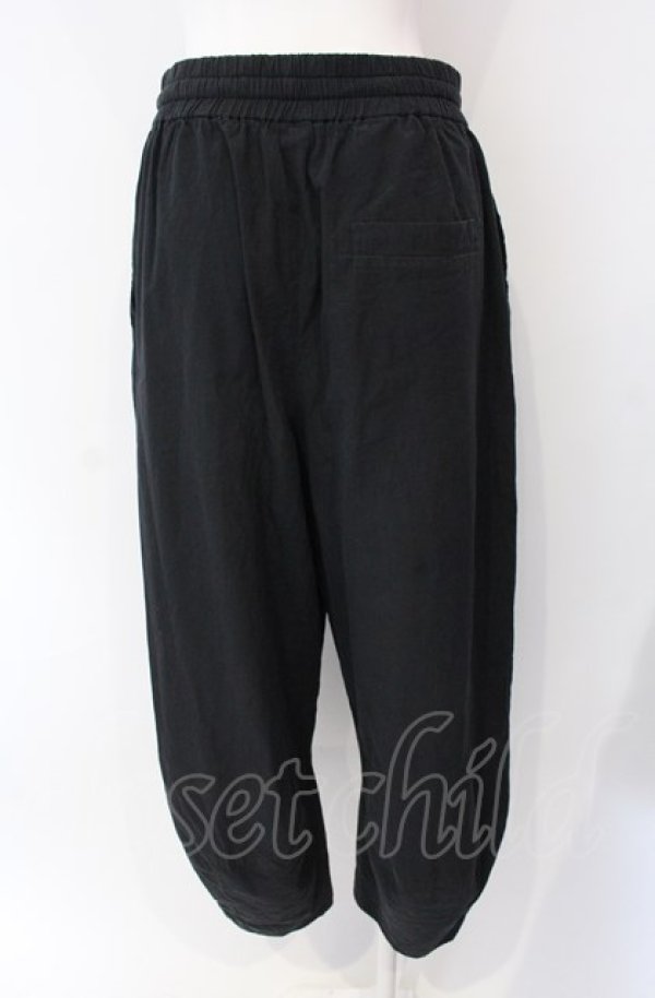 画像3: ヴィヴィアンウエストウッド 中古 / コットンイージーワイドパンツ 00 ブラック  O-25-08-03-061-pa-YM-OS (3)