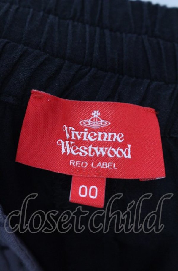 画像4: ヴィヴィアンウエストウッド 中古 / コットンイージーワイドパンツ 00 ブラック  O-25-08-03-061-pa-YM-OS (4)