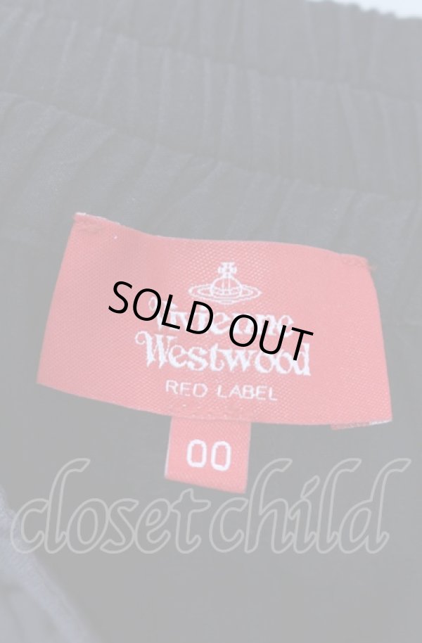 画像4: ヴィヴィアンウエストウッド 中古 / コットンイージーワイドパンツ 00 ブラック  O-25-08-03-061-pa-YM-ZH (4)