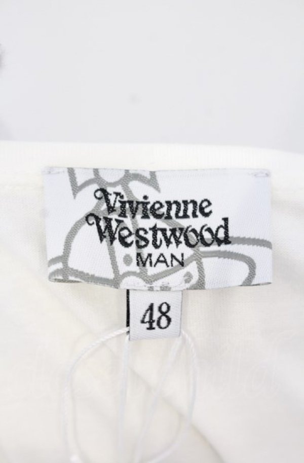 画像4: ヴィヴィアンウエストウッド 中古 / ブーシェプリントラウンドネックTシャツ 48 ホワイト  O-25-08-03-006-ts-IG-ZH (4)