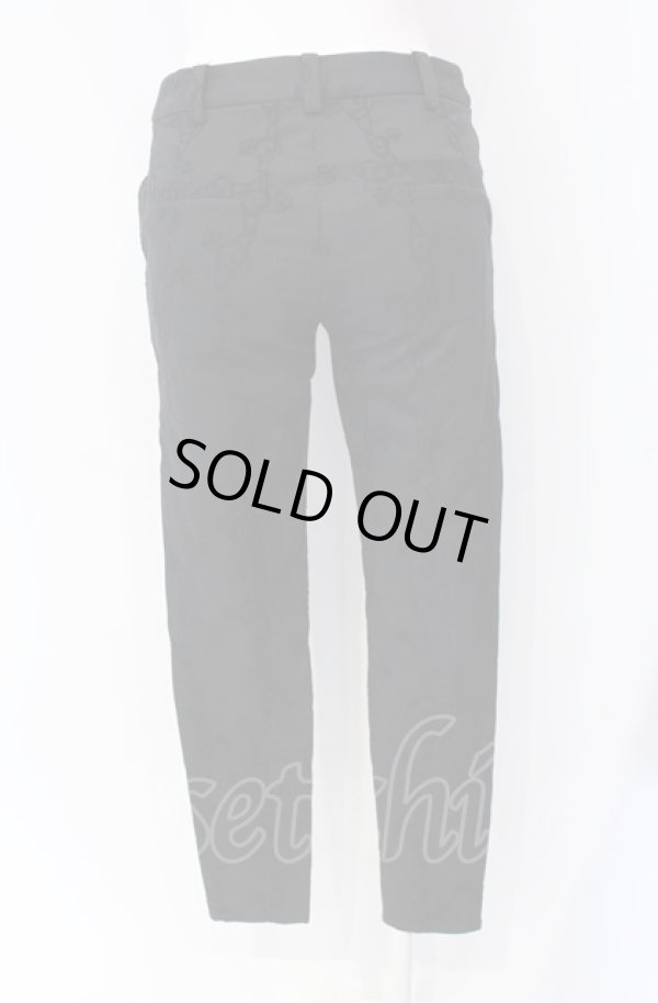 画像4: ヴィヴィアンウエストウッド 中古 / チェーンオーブスキニーパンツ 1 ブラック  O-25-08-03-062-pa-IG-ZH (4)