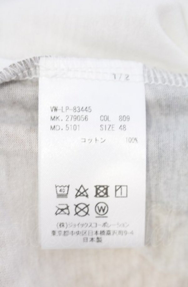 画像5: ヴィヴィアンウエストウッド 中古 / ブーシェプリントラウンドネックTシャツ 48 ホワイト  O-25-08-03-006-ts-IG-ZH (5)
